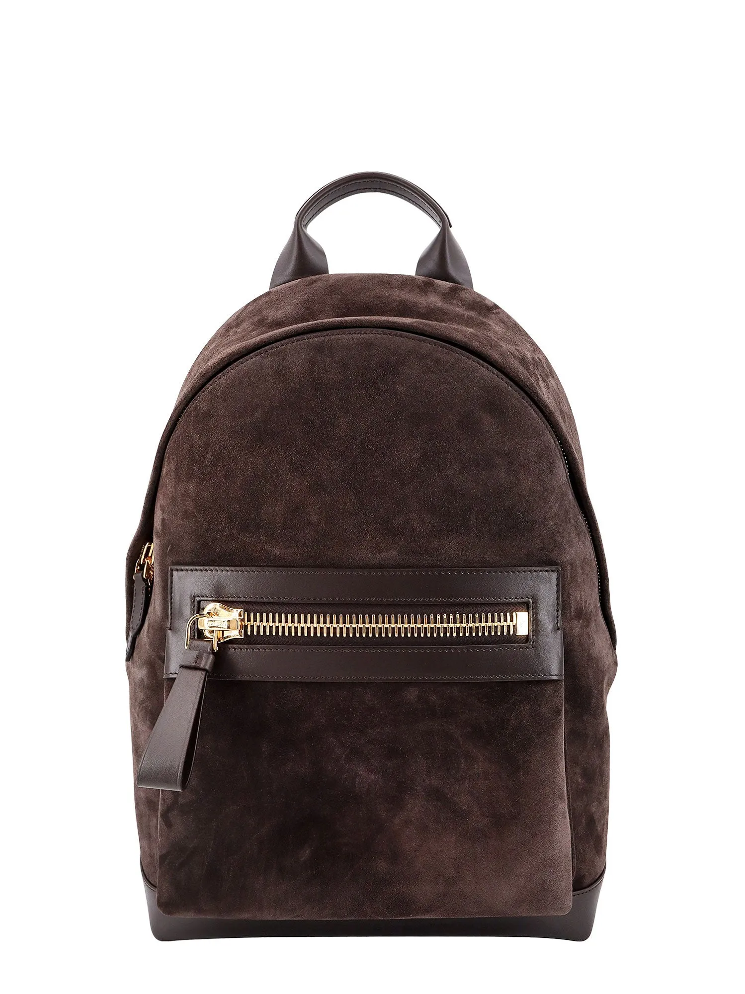 Suede and Leather Backpack