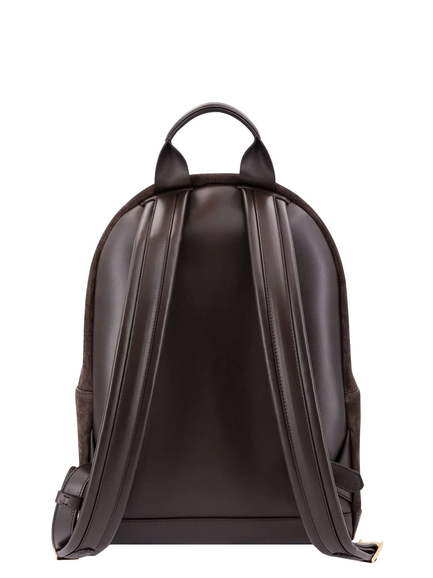 Suede and Leather Backpack