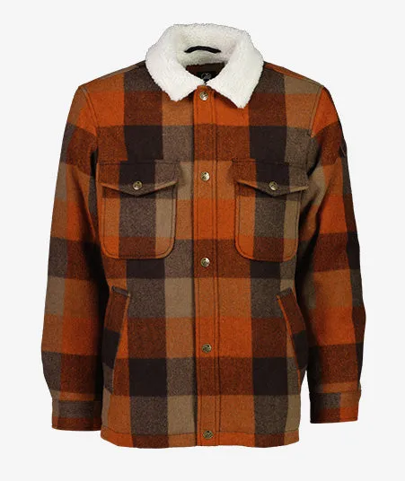 Swanndri Men's Kaituna Sherpa Lined Jacket - Autumn Check