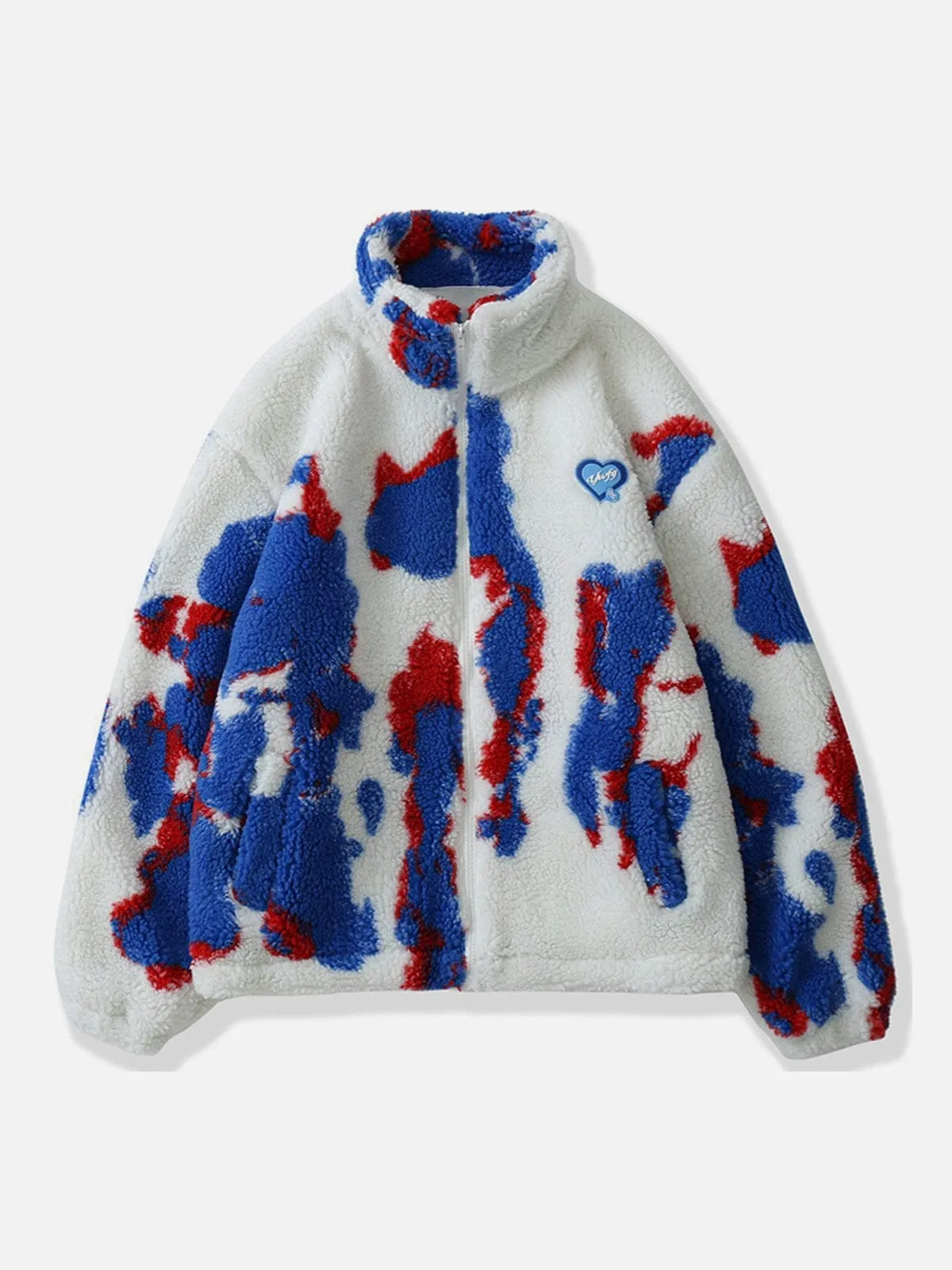 Tie Dye Sherpa Jacket