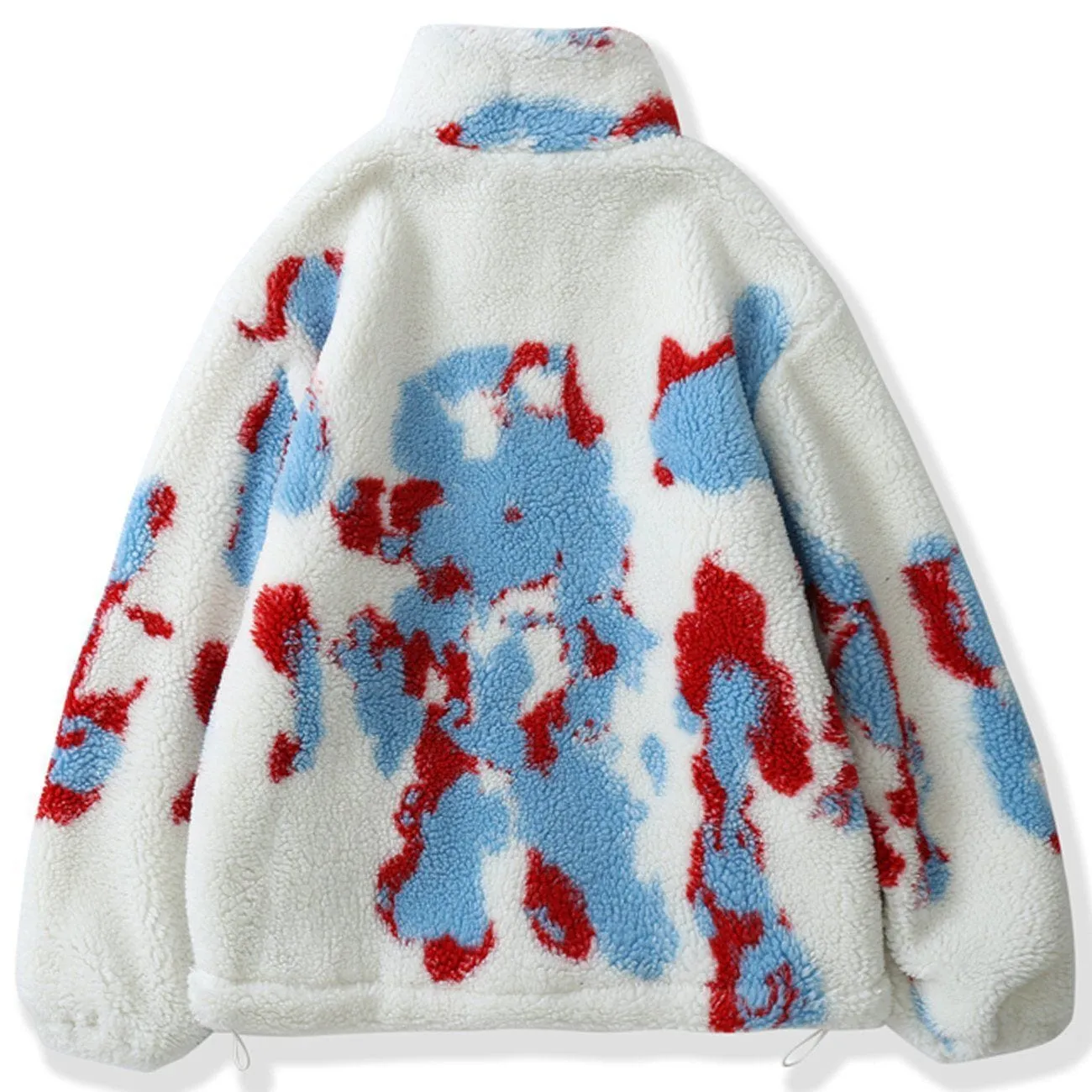 Tie Dye Sherpa Jacket