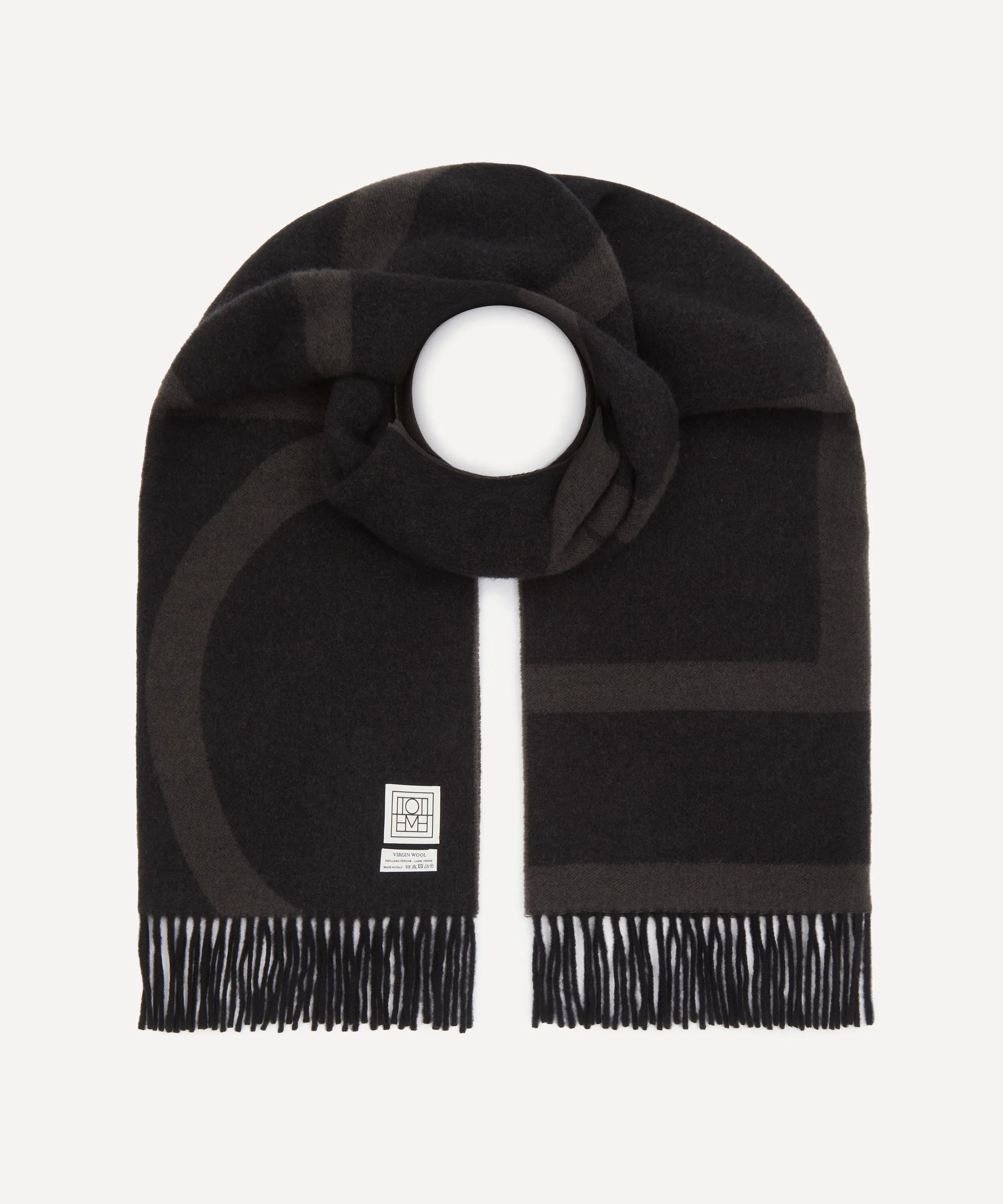 Toteme Women's Monogram Jacquard Wool Scarf