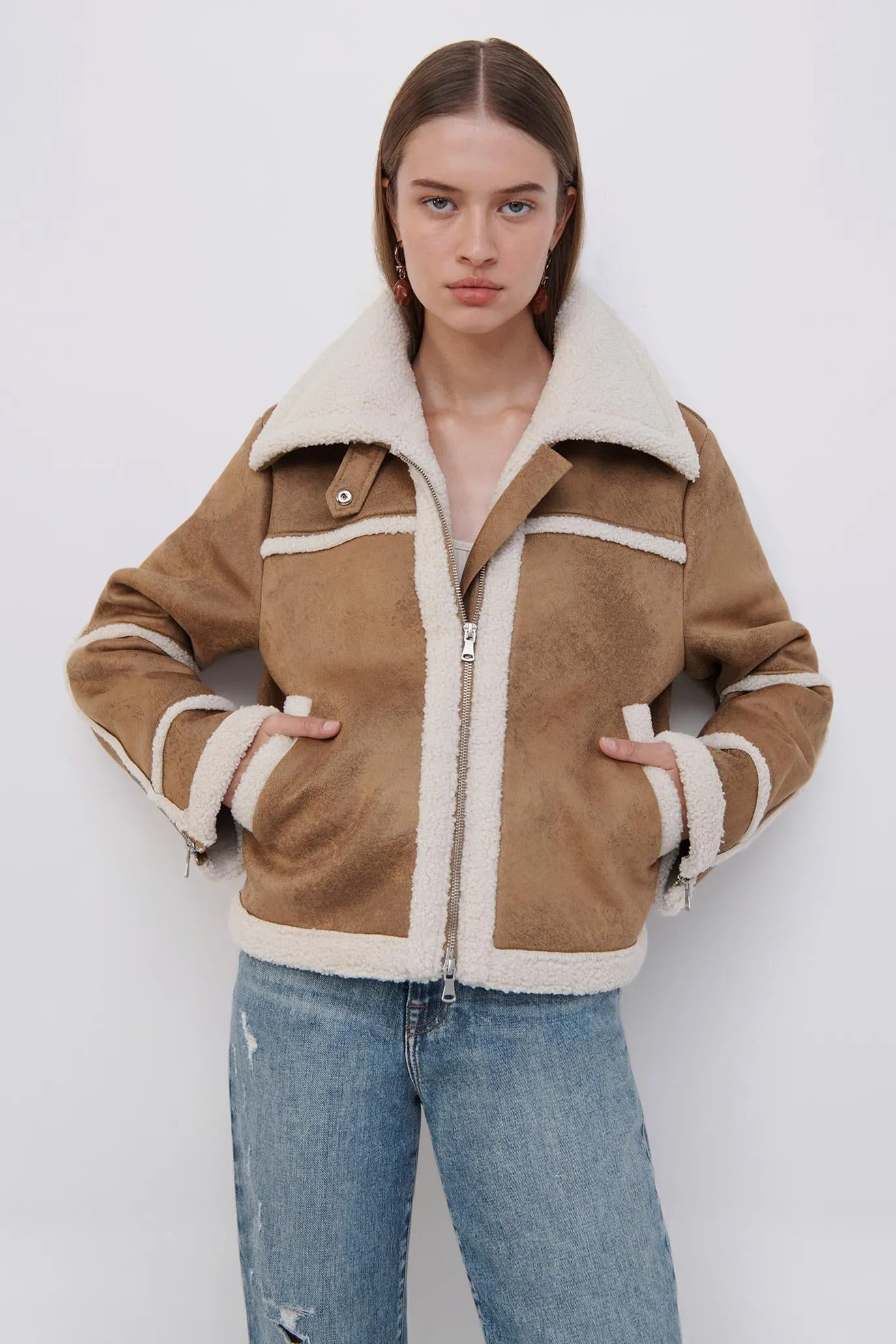 Vegan Sherpa Jacket