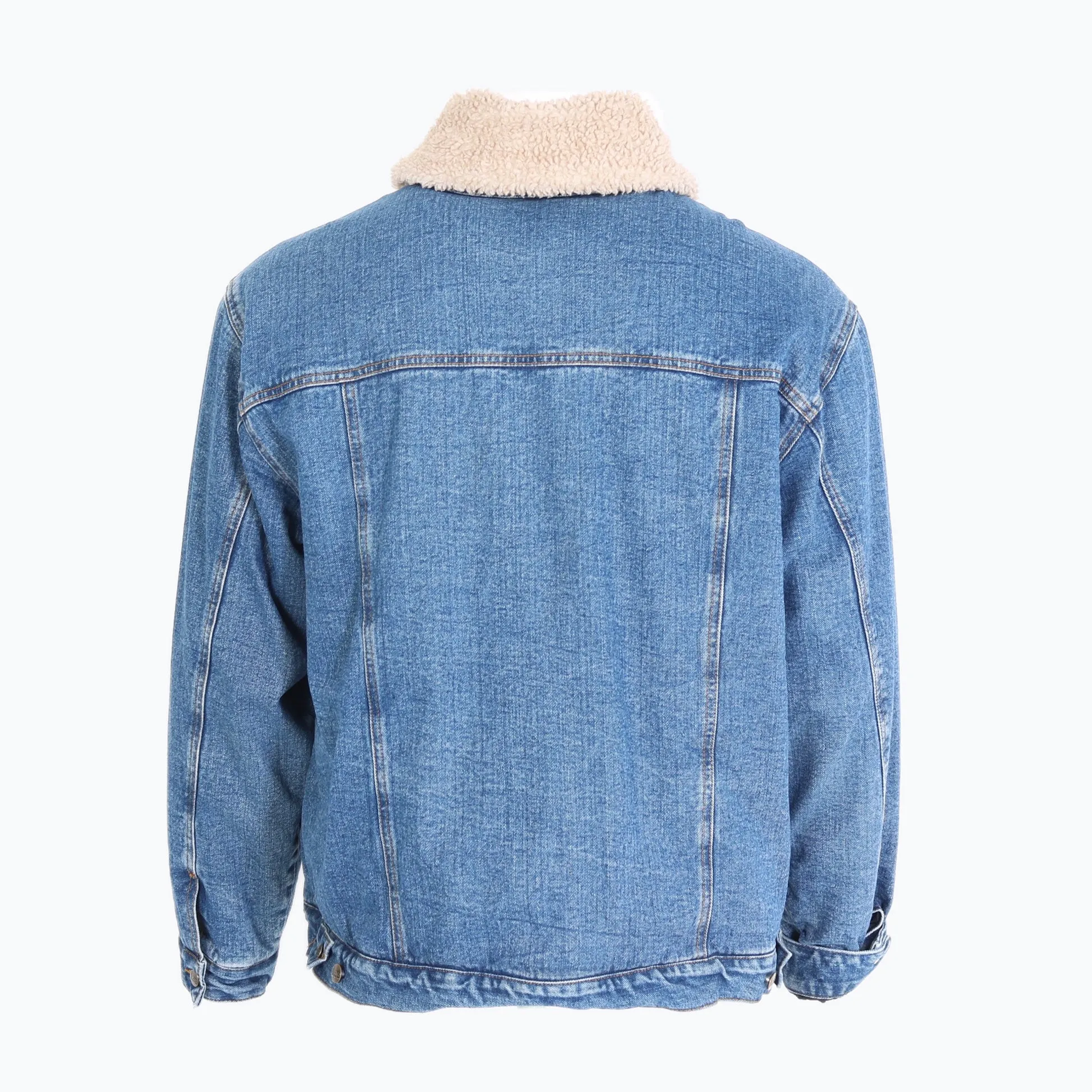 Vintage Denim Sherpa Jacket