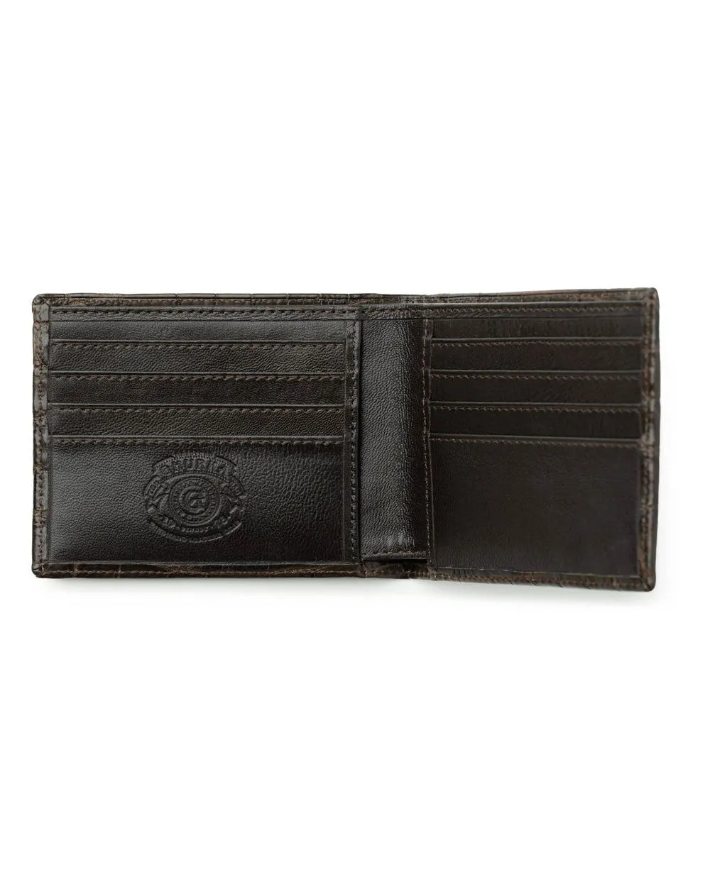 Classic Wallet No. 101 Walnut Crocodile