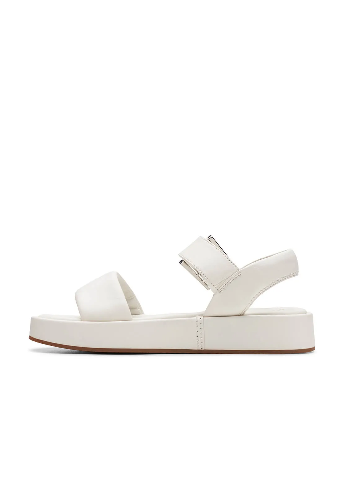 White Alda Strap Sandal