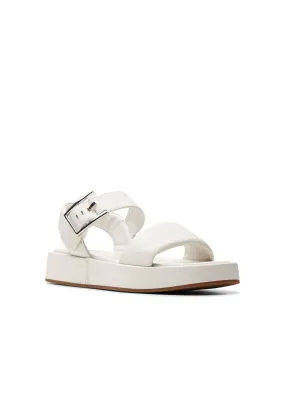 White Alda Strap Sandal