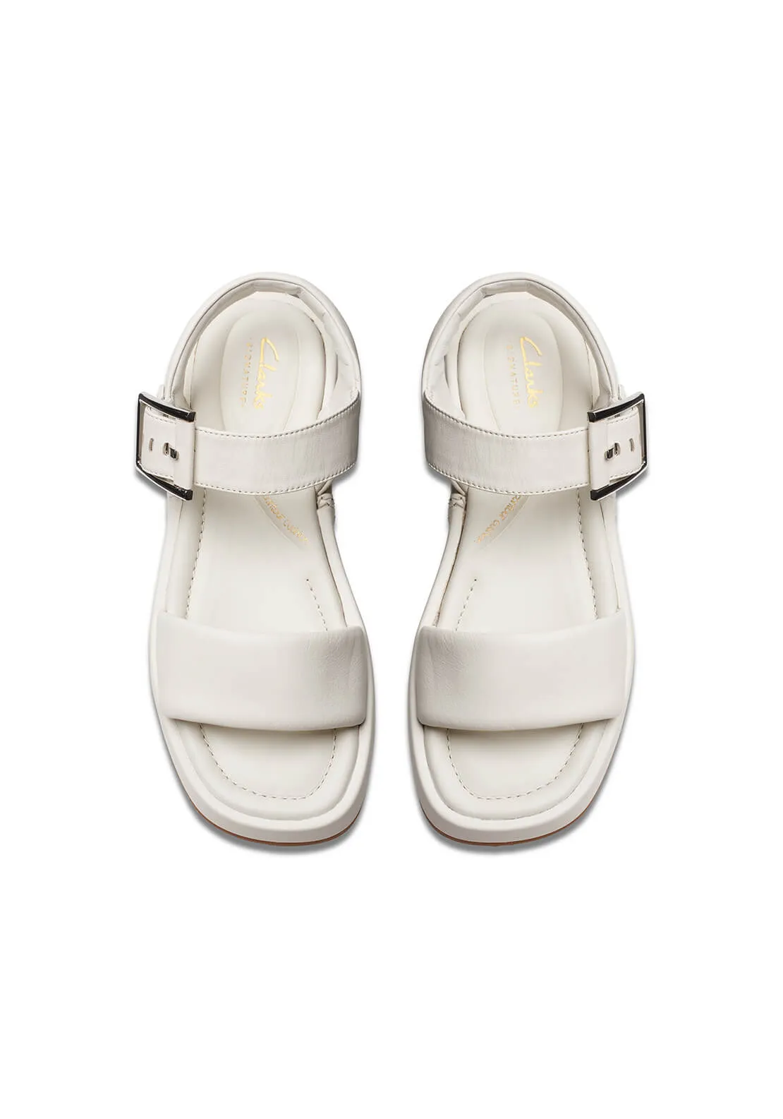 White Alda Strap Sandal