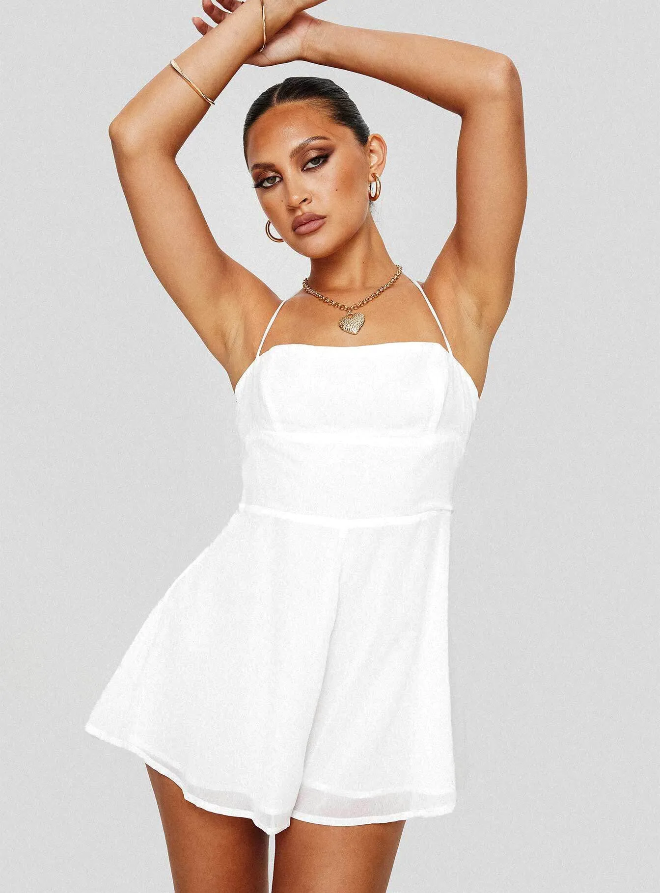 White Playsuit