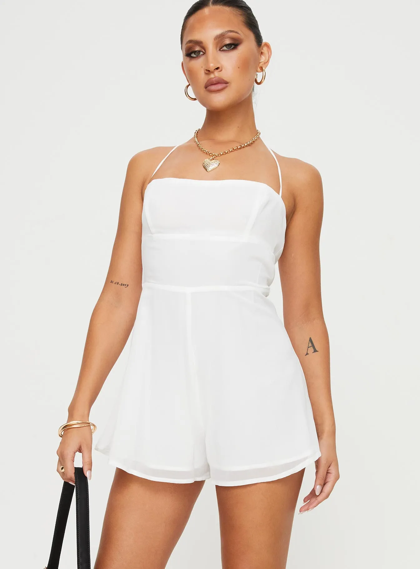 White Playsuit