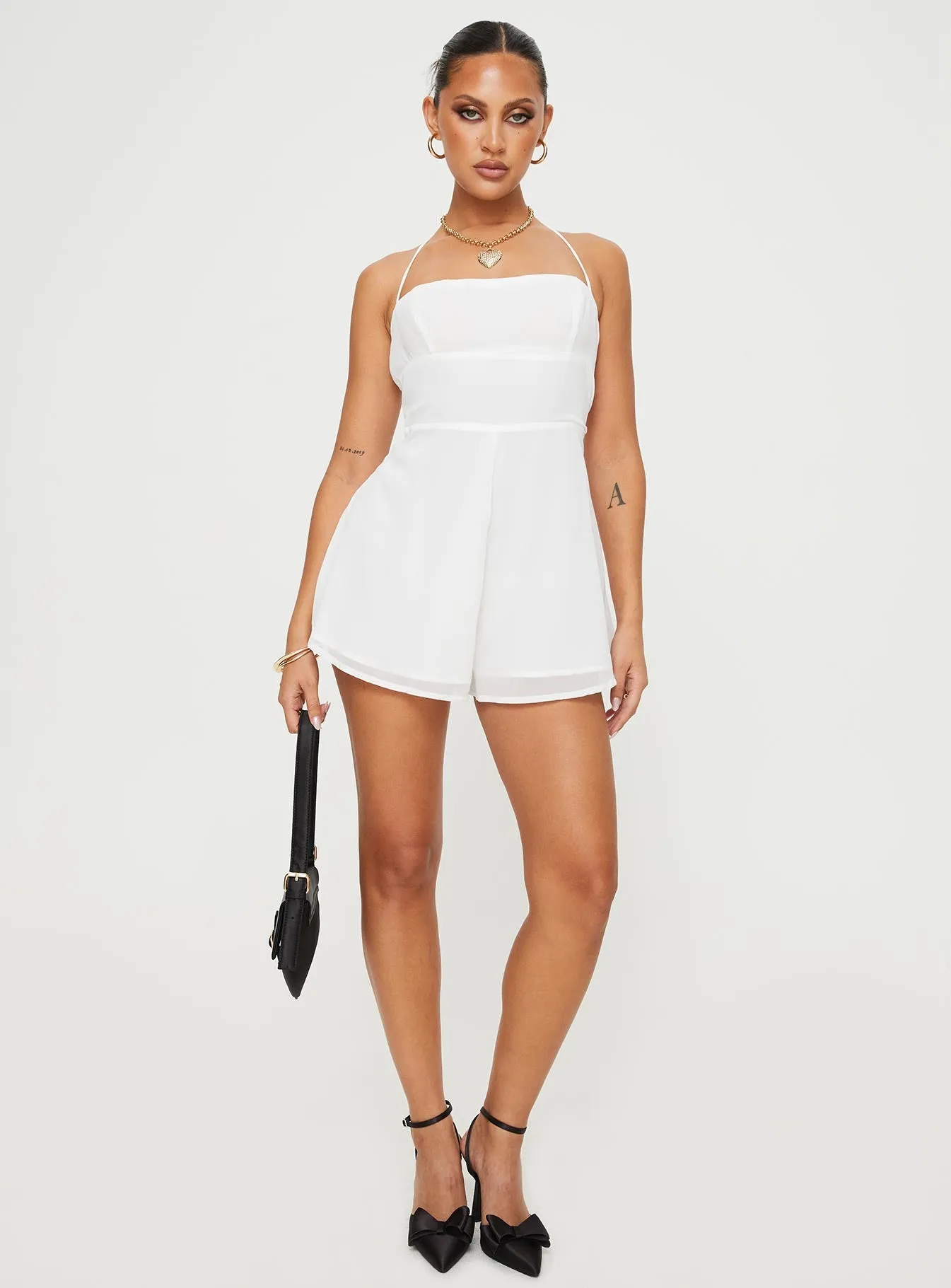 White Playsuit