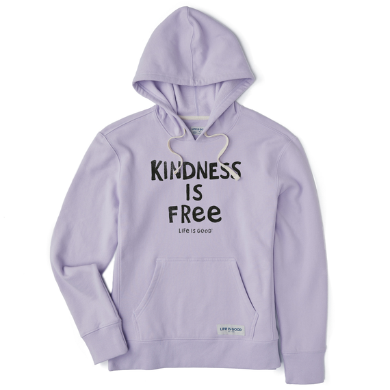 Women's Kindness is Free Simply True Fleece Hoodie