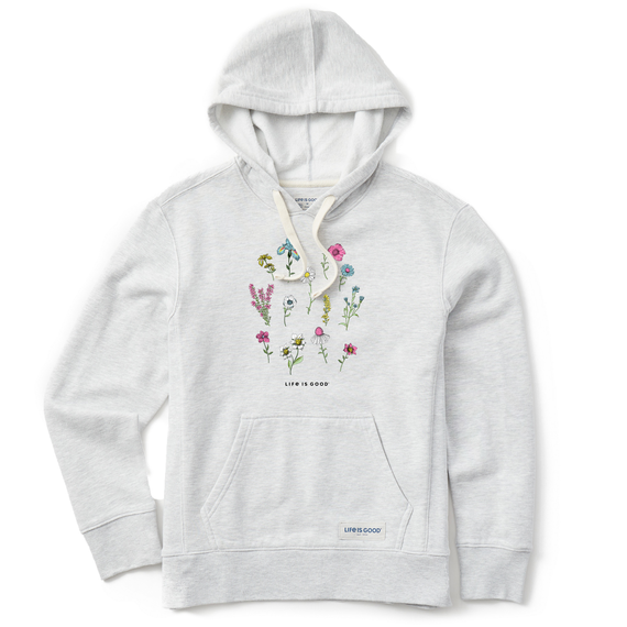 Women's Wildflower Fields Forever Simply True Fleece Hoodie