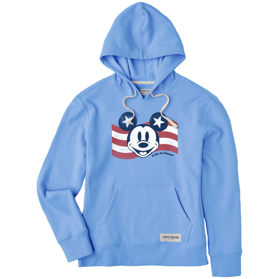 Simply True Fleece Hoodie with Willie Flag for Women