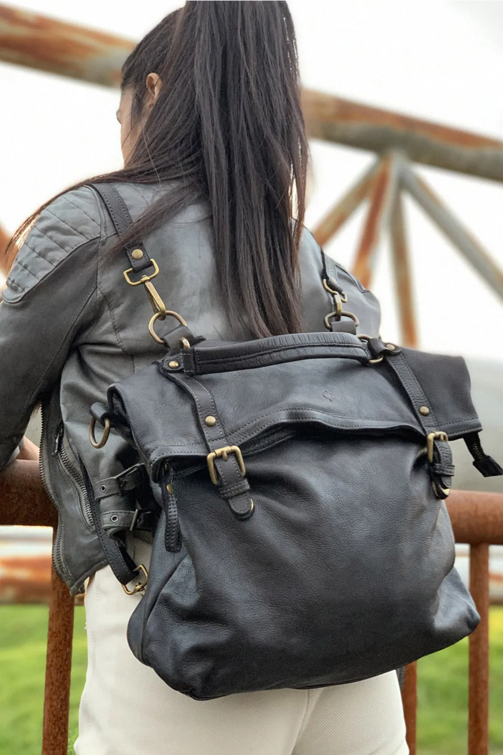 Women's Leather Backpack