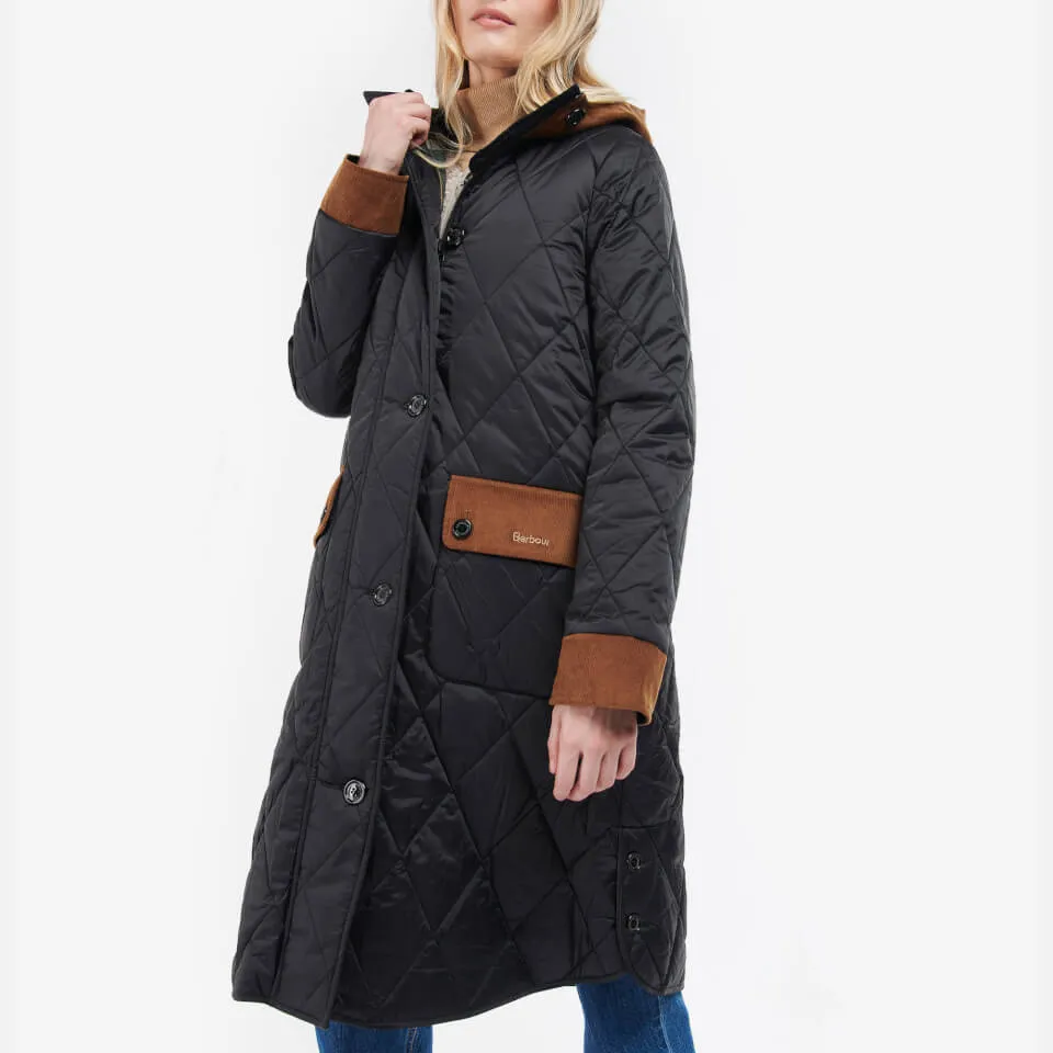 UK 8 Barbour Mickley Quilted Shell Coat