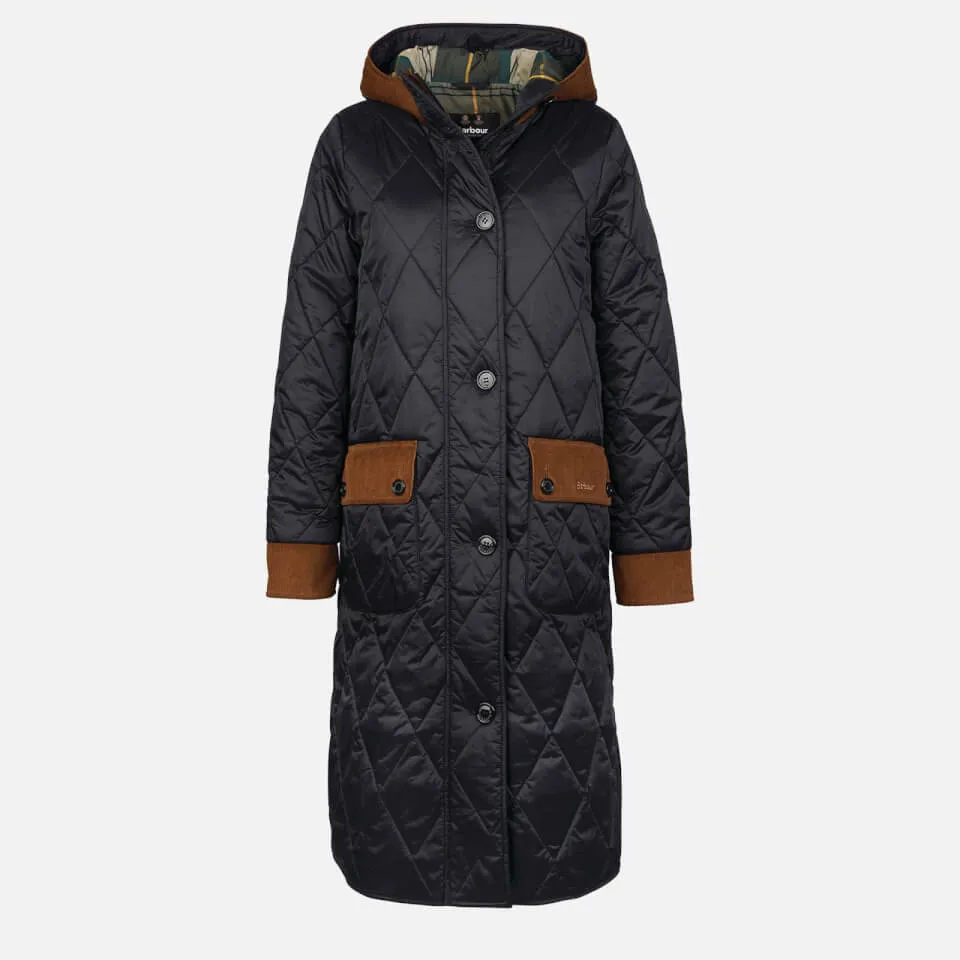 UK 8 Barbour Mickley Quilted Shell Coat