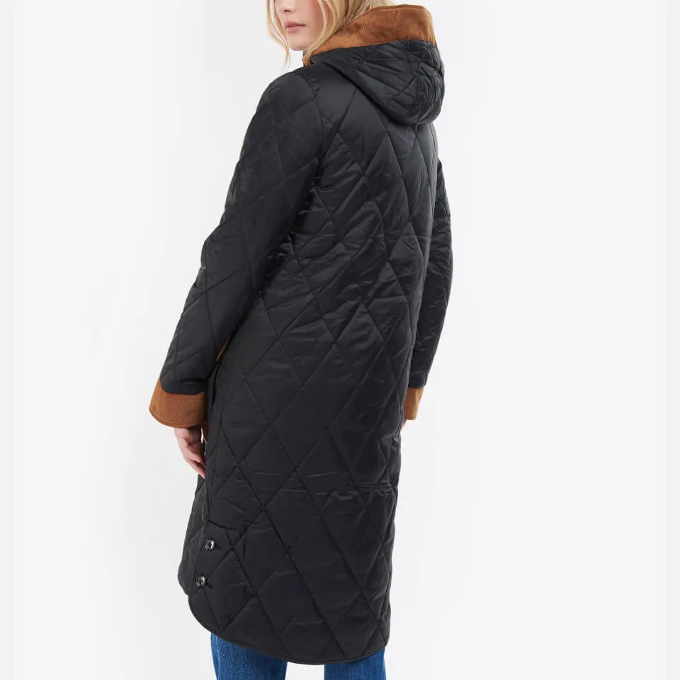 UK 8 Barbour Mickley Quilted Shell Coat