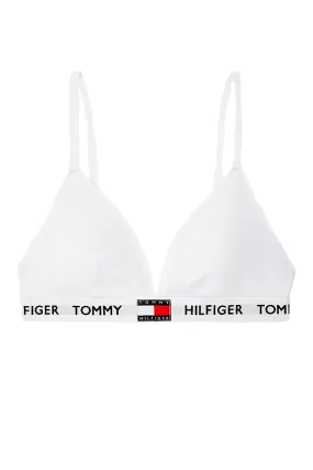 Tommy Hilfiger White Logo Bralette