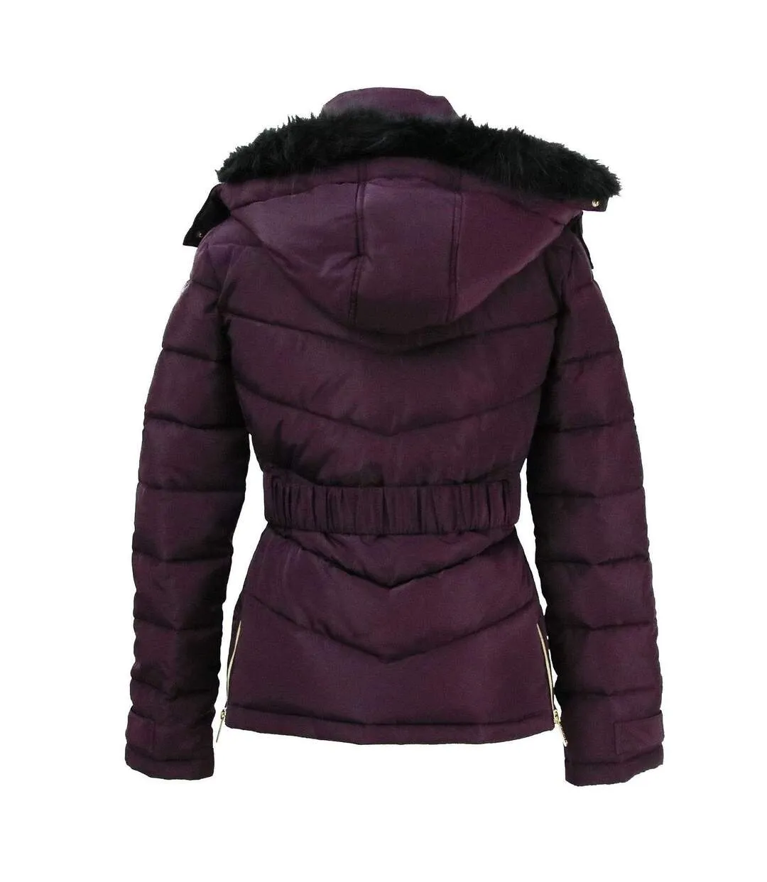 Purple Cornhill Quilted Coat