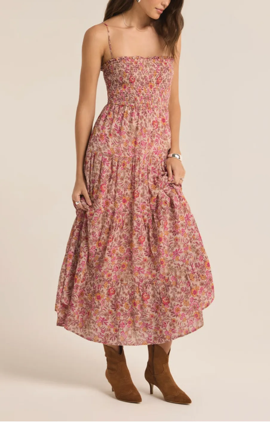 BALOS LIMA FLORAL MIDI DRESS by Z SUPPLY