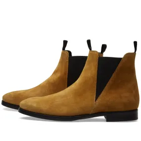 Zack Chelsea Boot in Beige Suede