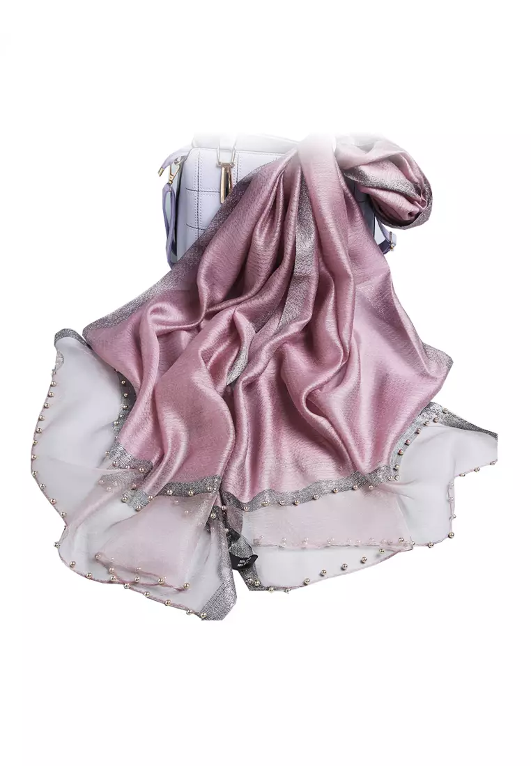 ZITIQUE Pure silk wool scarf.